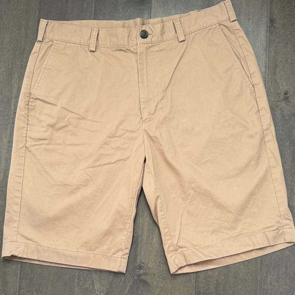 Brooks Brothers Light Brown Flat Front Shorts